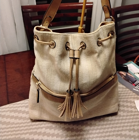 Simply Noelle Handbags - SIMPLY NOELLE Canvas Linen Backpack